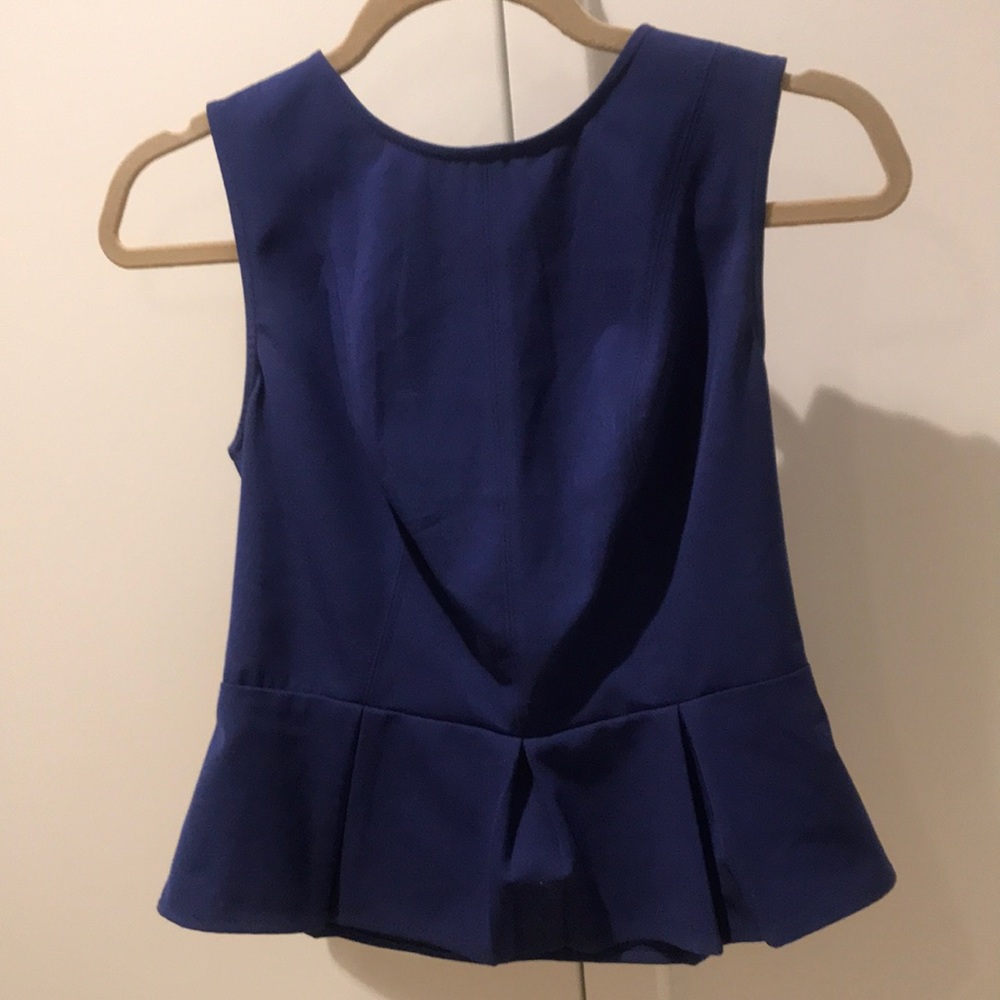 Royal Blue Peplum Urban Outfitters Top